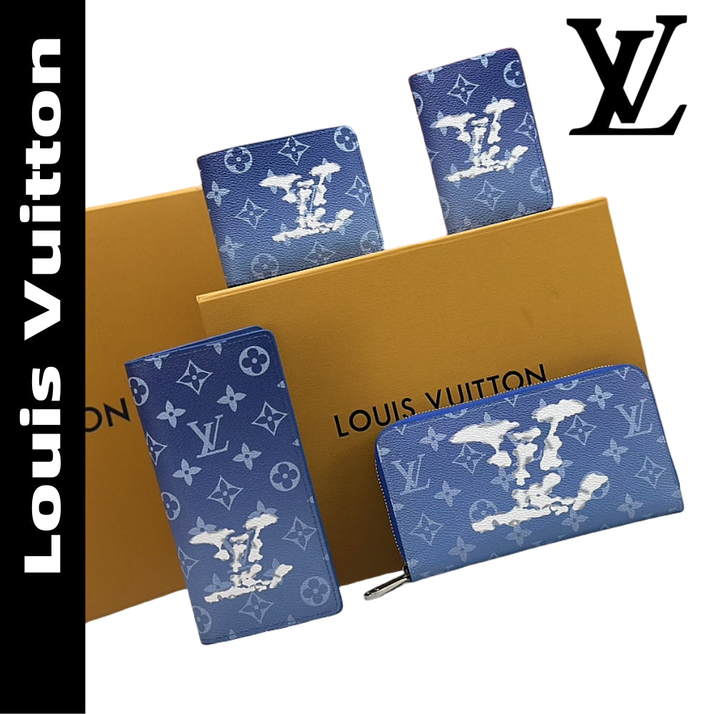 【ルイヴィトン】多機能長財布とクラシック短財布 フラワーモチーフが目を引く