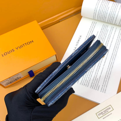 【ルイ・ヴィトン】限定★大人気デニム素材の二つ折り財