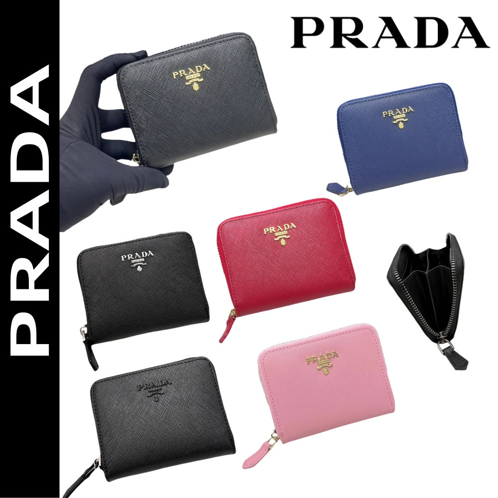 【プラダ】女性に人気のミニコインパース エレガントな印象 今だけ特価