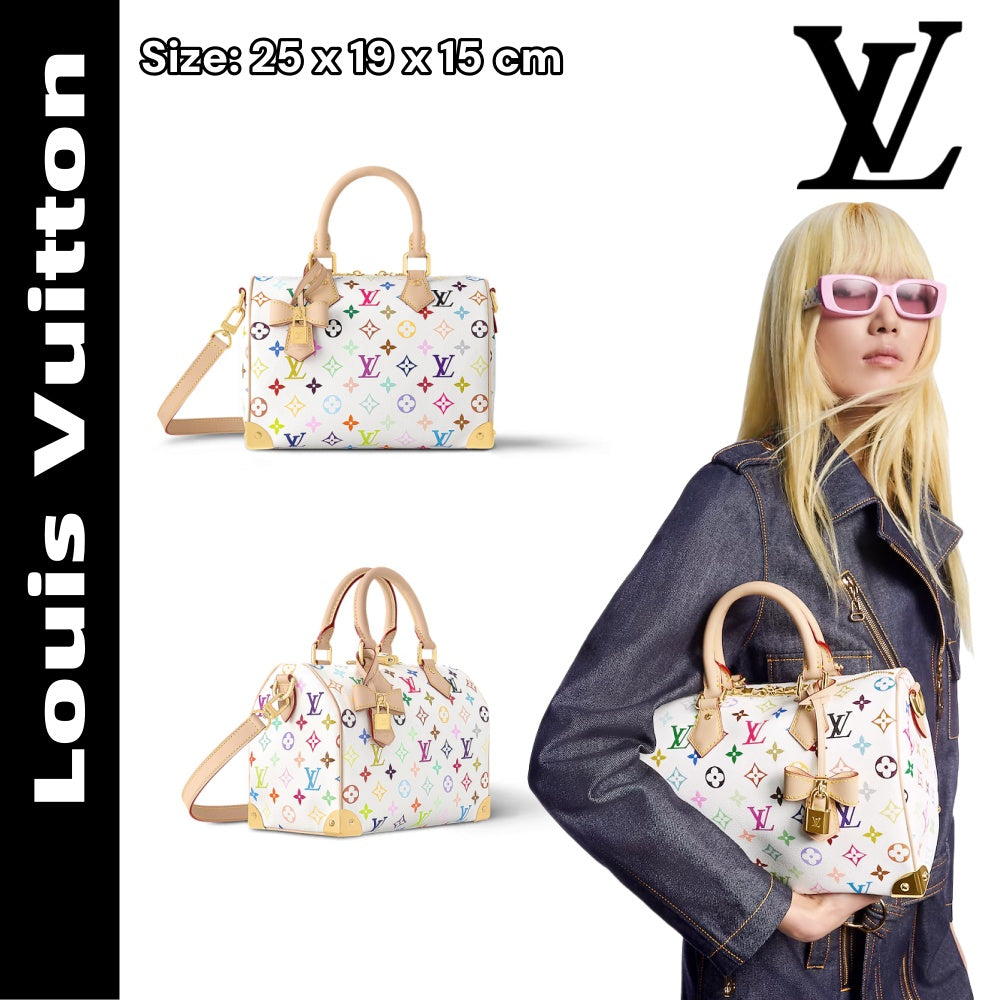 【ルイヴィトン】LV×TMコラボ Speedyバンドリエール25 限定発売中M13085