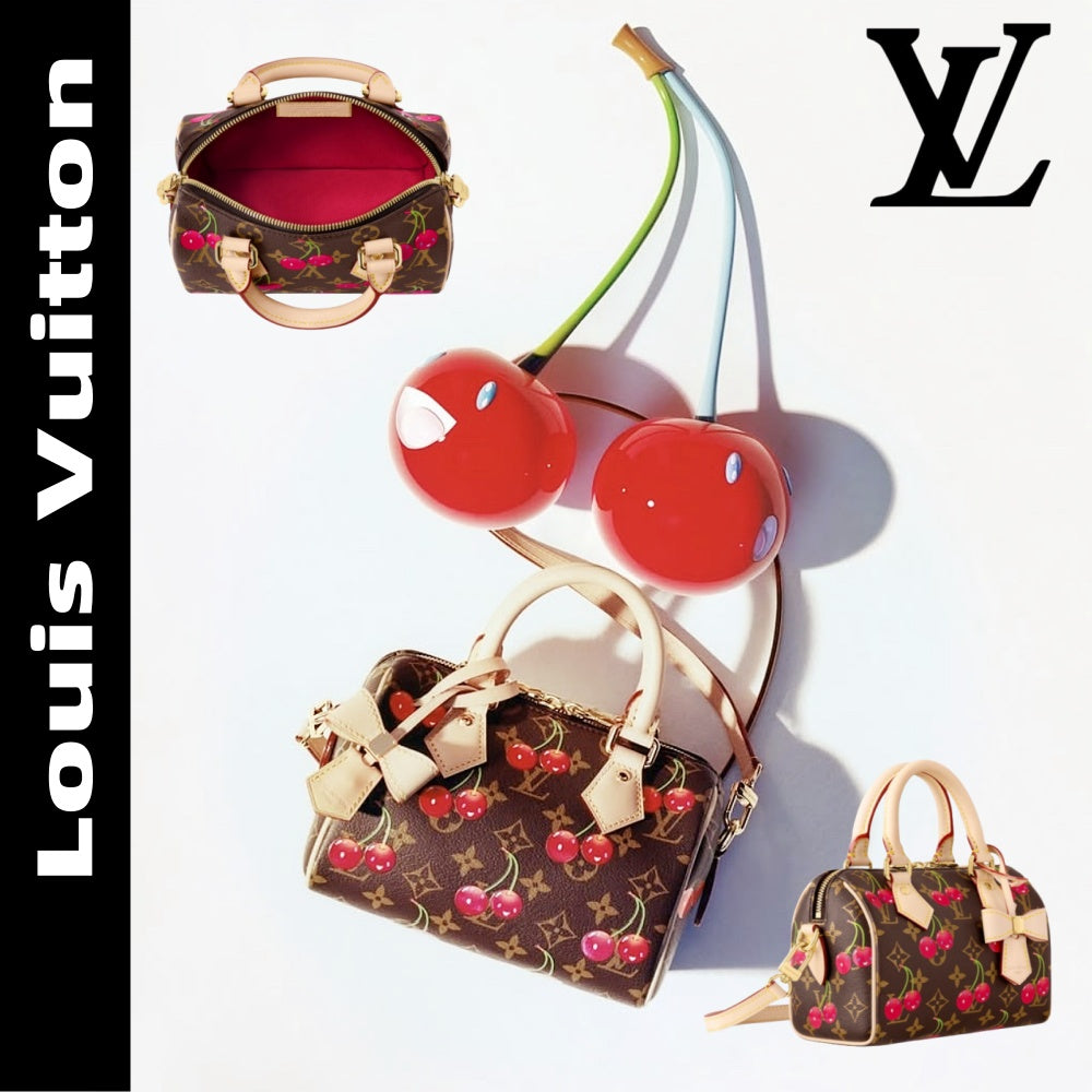 【ルイヴィトン】人気コラボ ♪村上隆コラボ スピーディ・バンドリエール 20