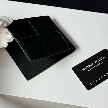 【ボッテガヴェネタ】人気★カセット 二つ折り財布  黒