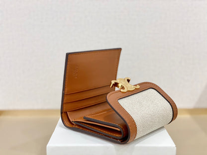 【セリーヌ】大人気 軽量＆コンパクト持ち運びに便利な短い財布 ！関税送料込み