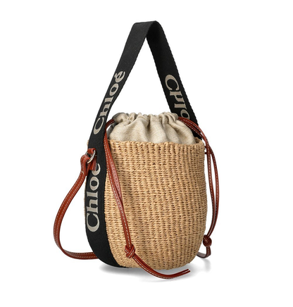 【クロエ】春と夏定番人気♪“WOODY”スモールバスケット