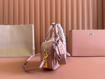 【ミュウミュウ】アルカディ マテラッセ レザー バッグ スモール 8色