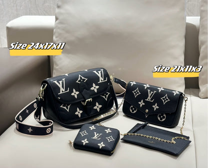 【ルイヴィトン】☆ラグジュアリー4点セット｜高級感溢れるデザイン、コスパ最強♪今すぐオンラインでチェック！