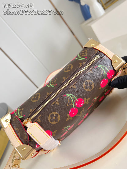 【ルイヴィトン】チェリーが主役♪ LV × TM サイドトランク MM 14278
