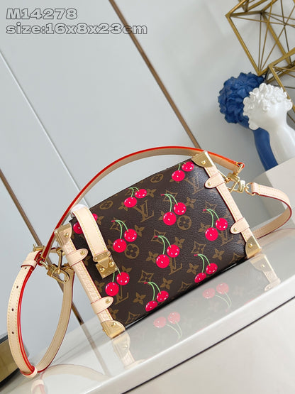【ルイヴィトン】チェリーが主役♪ LV × TM サイドトランク MM 14278