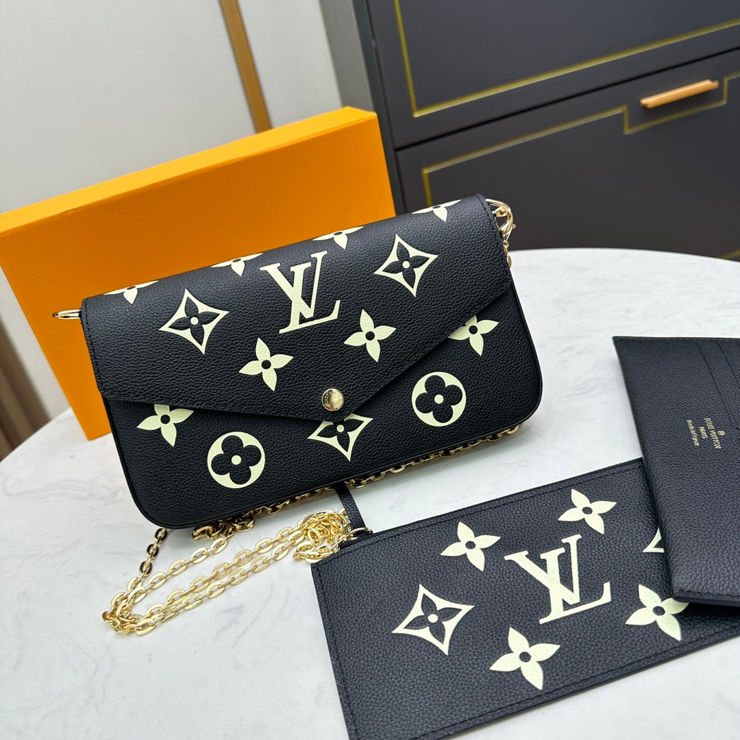 【ルイヴィトン】大人気♪ポシェット　チェーンウォレット7色