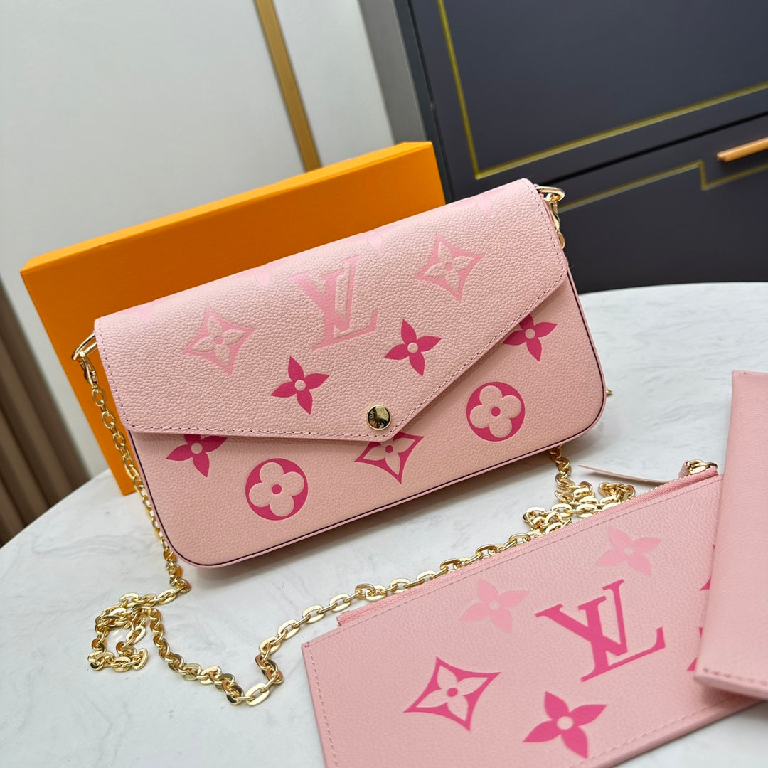 【ルイヴィトン】大人気♪ポシェット　チェーンウォレット7色