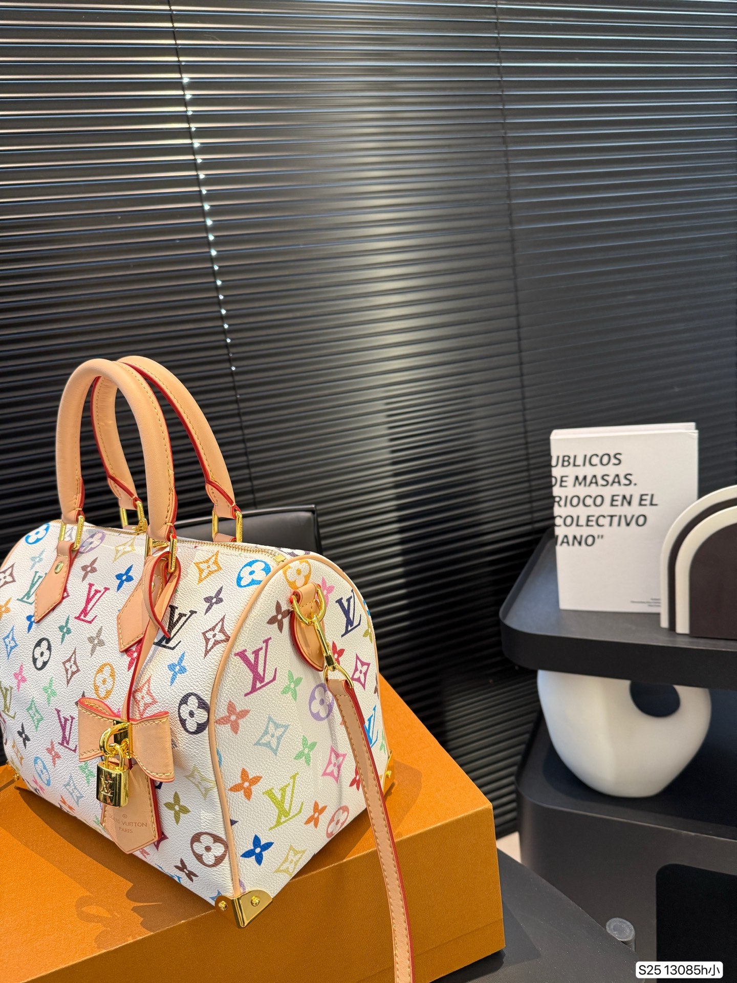 【ルイヴィトン】LV×TMコラボ Speedyバンドリエール25 限定発売中M13085