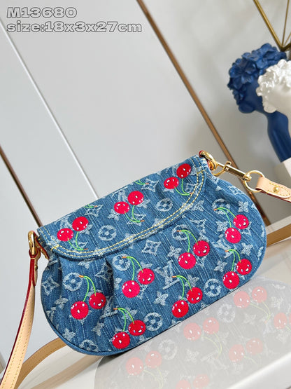 【ルイヴィトン】人気♪村上隆コラボ  ショルダーバッグ チェリー