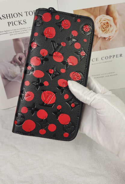 【ルイヴィトン】草間彌生コラボレザー財布 長短3種 限定アートコレクション