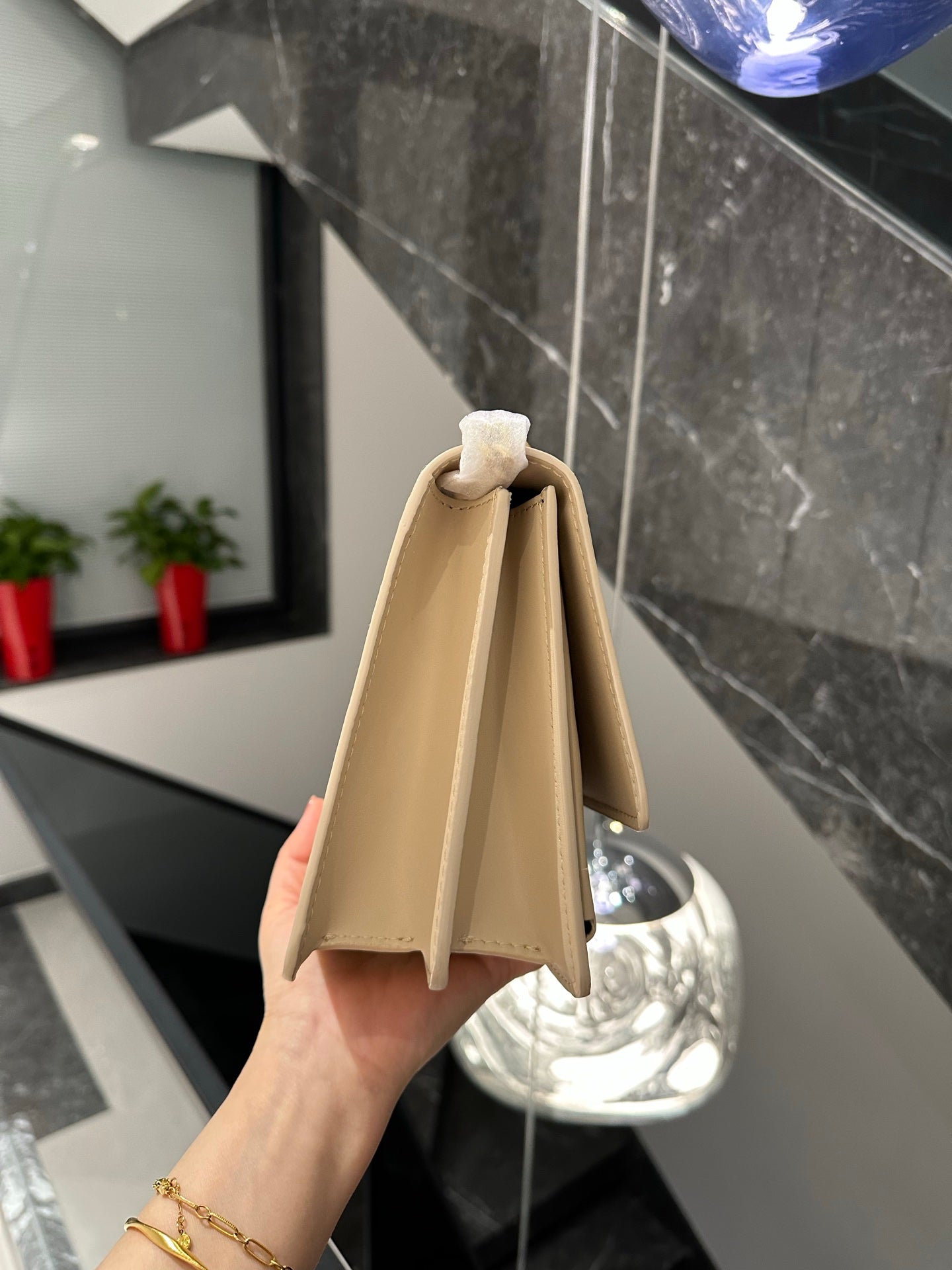 【サンローラン】スムースレザーのサンセットミディアム