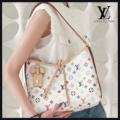 【ルイヴィトン】新作★大人気★Carryall PM村上隆コラボレーション キャリーオール