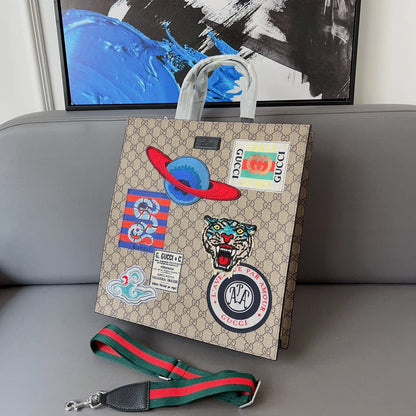 【グッチ】GGスプリーム トートバッグ-選べる4色